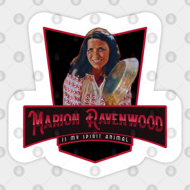 Marion Ravenwood is my spirit animal Sticker by Popmosis Design